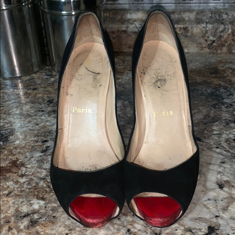 Peep toe Christian Louboutins